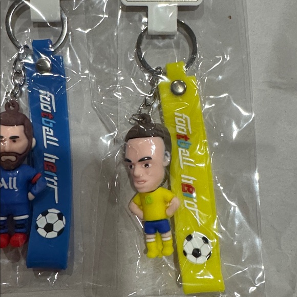 Soccer Player Keychains Set - Picture 3 of 3